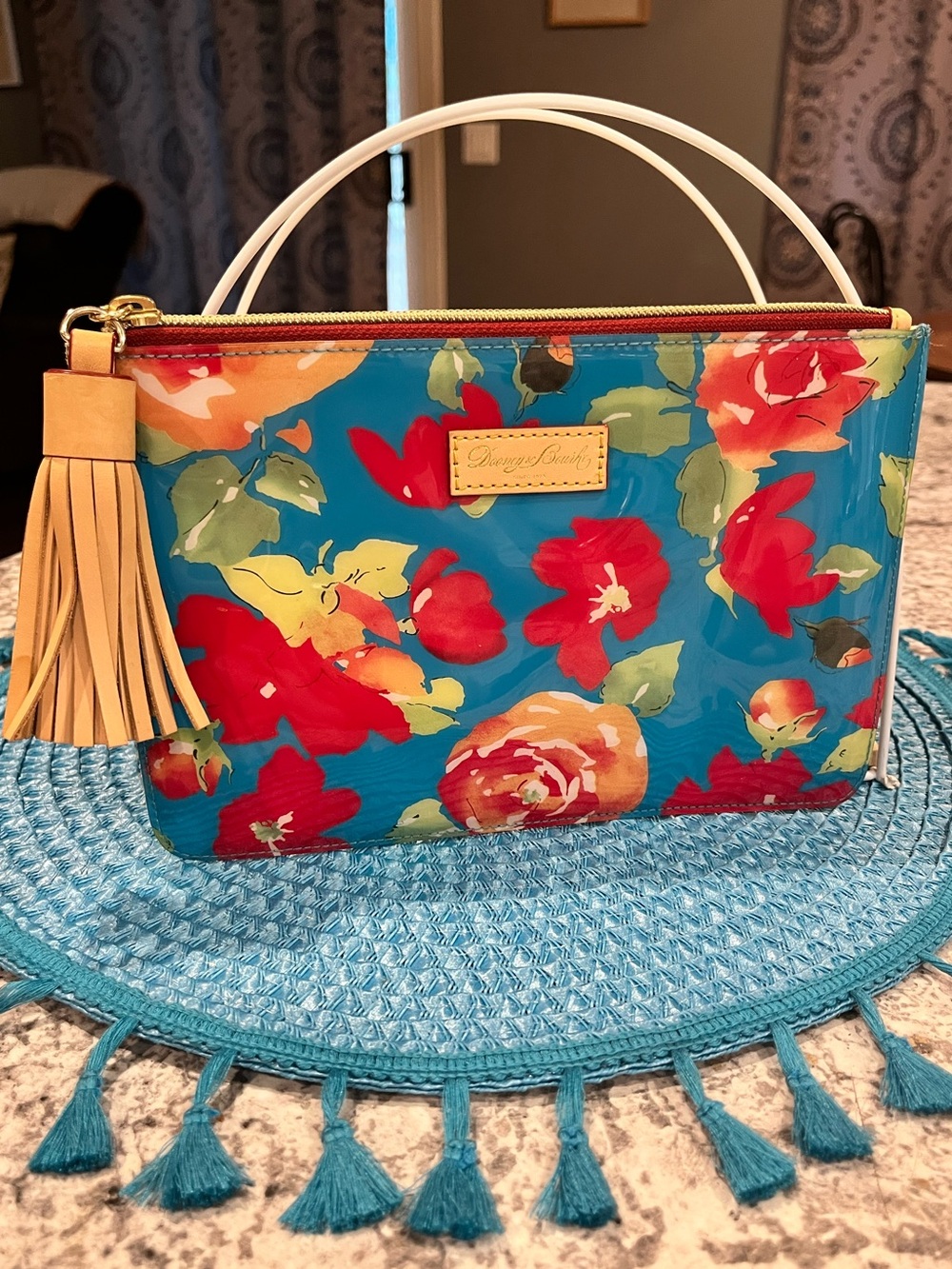 Dooney and Bourke Floral Cosmetic Pouch